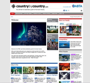 Countrybycountry.com - new website launch