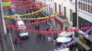 London 2012 Chinese New Year celebrations events live webcams