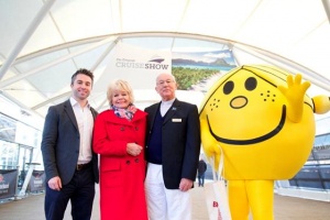 Judith Chalmers opens the Telegraph Cruise Show