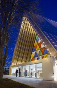 Cardboard Cathedral unveiled in Christchurch