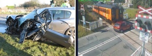 Motoring madness at level crossings continues