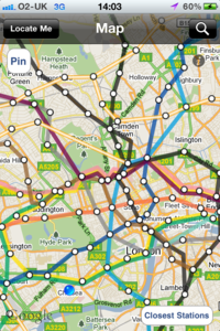 Real London Tube: The iPhone app offers a new and more realistic view of London Undergrond