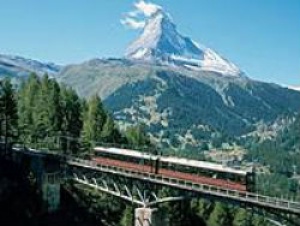 Swiss train derails near tourist town of St Moritz