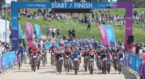 Successful test held at London 2012 Olympic mountain bike venue