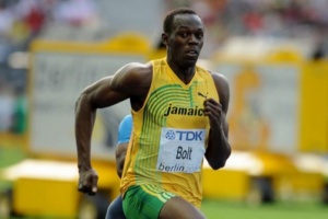 Usain Bolt leads Jamaican team into Olympic Stadium
