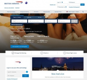 British Airways unveils updated website