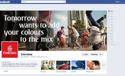 Emirates launches Facebook page