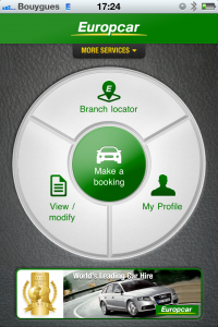 New mobile application for Europcar