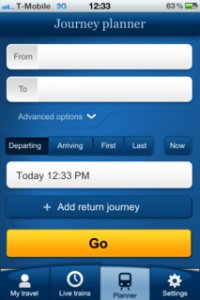 Fortune Cookie designs National Rail Enquiries mobile app