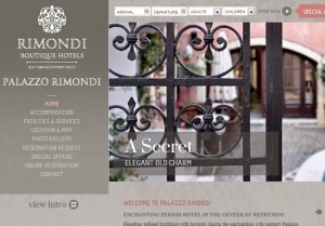 Palazzo Rimondi Hotel launches new website