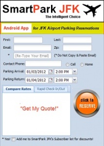 JFK Parking Company launches new Android app for the JFK Traveler