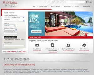 Centara upgrades website for trade partners