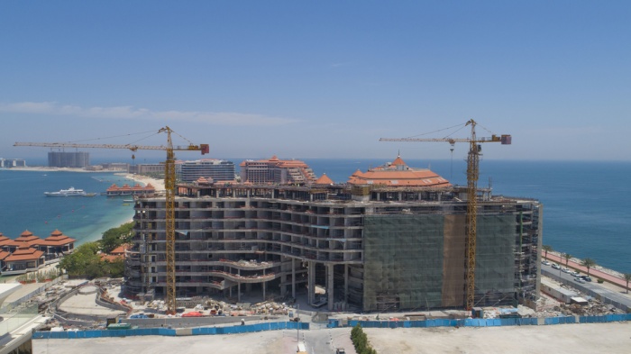 Mina by Azizi reaches construction milestone on Palm Jumeirah