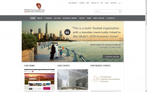 New corporate website for Abu Dhabi tourism