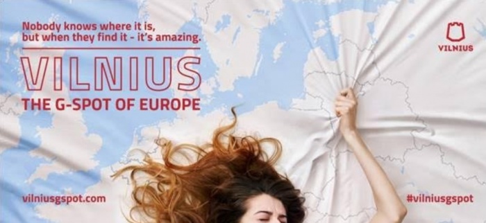 Lithuanian capital Vilnius launches risqué new ad campaign