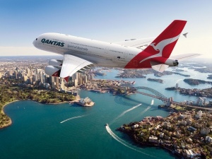 Qantas stays in black despite 88% slide
