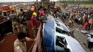Sixty killed in Indian train crash