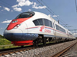 Russian high speed train enters service