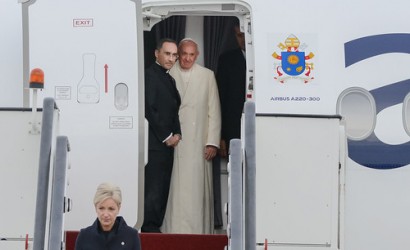 airBaltic to welcome pope Francis to Airbus A220