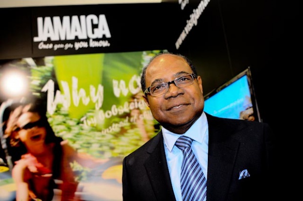 The Hon Edmund Bartlett, Minister of Tourism for Jamaica, at ITB Berlin 2011