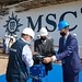 MSC Cruises and Fincantieri representatives together open the valves at todays MSC Seashore float out ceremony (2)