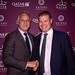 David Ginola and Brett Stephenson (VP Campaigns at Qatar Tourism)
