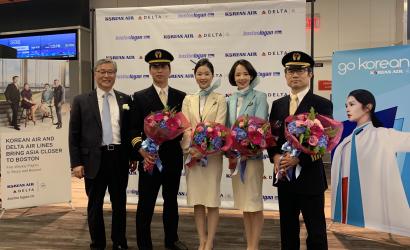 Korean Air launches Boston-Seoul connections as Delta partnership takes off