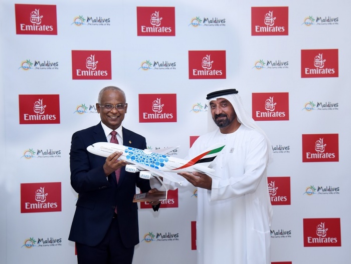 Emirates offers Maldives long-term commitment at Expo 2020