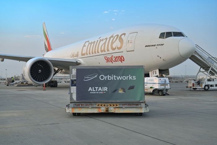 Emirates SkyCargo transports Orbitworks’ Altair-1