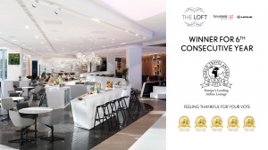 “THE LOFT” BY BRUSSELS AIRLINES AND LEXUS IS “EUROPE’S LEADING AIRLINE LOUNGE”