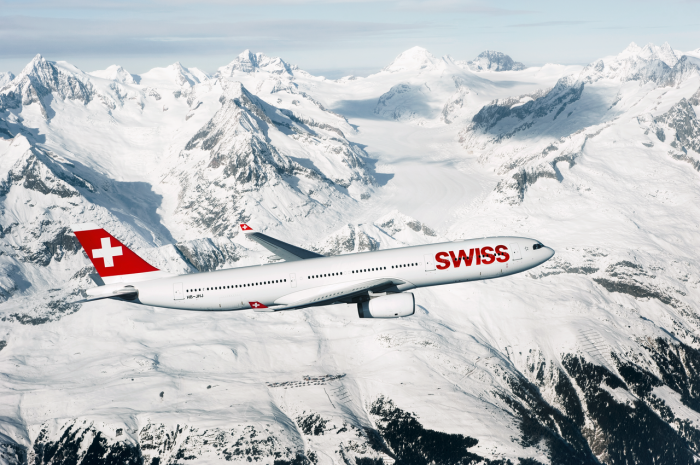 SWISS raises holiday season punctuality despite wind and snow