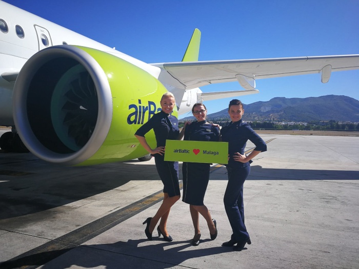 airBaltic adds Malaga, Copenhagen and Brussels from Tallinn, Estonia