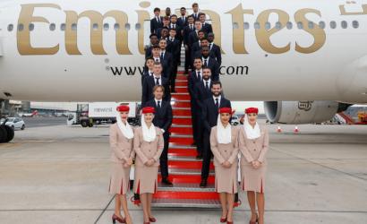 Emirates flies Real Madrid in style ahead of the Spanish Super Cup in Riyadh