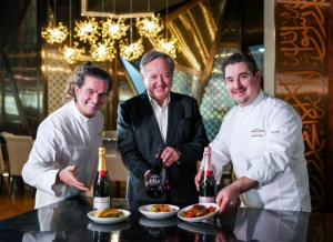 Emirates perfectly paired inflight dishes with Moët & Chandon Champagne