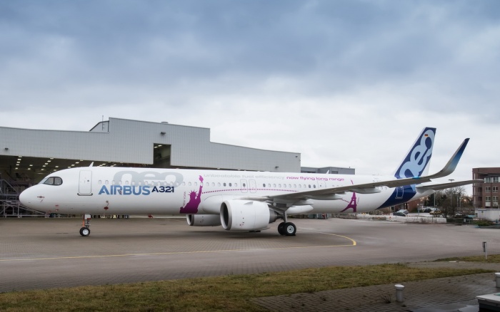 Airbus unveils first A321neo ACF ahead of debut