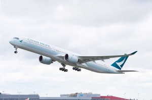 Cathay Pacific traffic sharply up but a fraction of 2019
