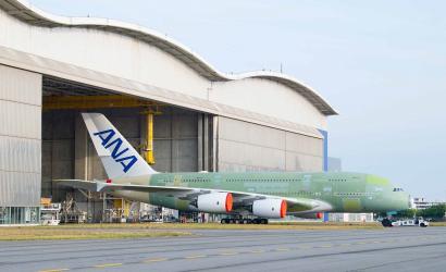 First All Nippon Airways Airbus A380 rolls off assembly line