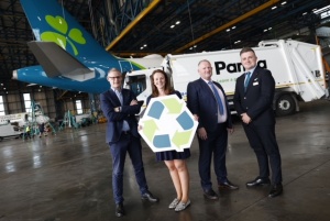 Aer Lingus becomes first airline to introduce on-board recycling on short-haul flights into Ireland