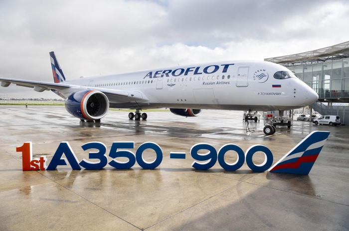 First Airbus A350-900 joins Aeroflot fleet
