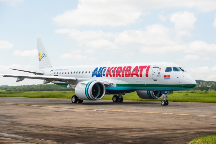Embraer delivers first E190-E2 plane to Air Kiribati