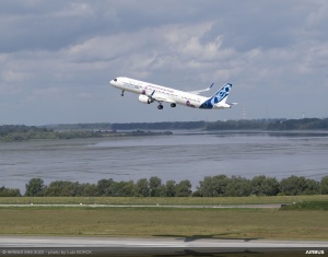 Airbus A321XLR takes off for inaugural flight