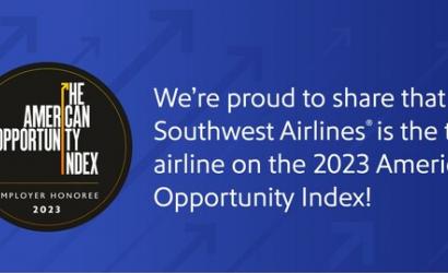 SOUTHWEST AIRLINES NAMED THE TOP AIRLINE FOR JOB GROWTH AND OPPORTUNITY