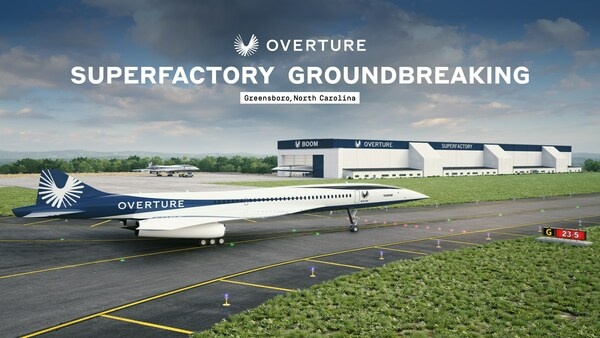breakingtravelnews.com - Boom Supersonic Begins Construction on Overture Superfactory