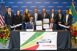Ethiopian Airlines Converts Options of Six Boeing 787 Dreamliner Airplanes into Firm Orders