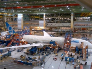 First Boeing 787-9 Dreamliner enters final production stages