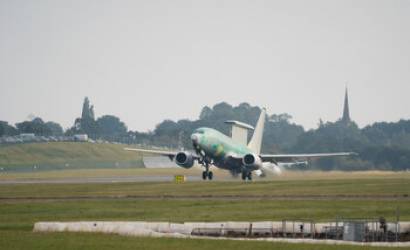 Boeing Completes First Flight of UK E-7 Wedgetail