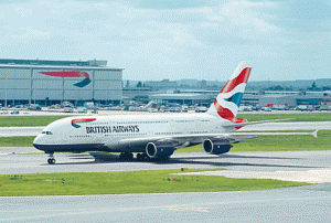 British Airways welcomes first A380 to UK