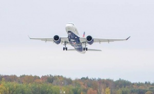 First Delta Airbus A220-100 takes off in Canada