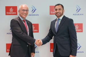 Emirates and AEGEAN Expand Codeshare Agreement, Adding Athens-New York Route to Joint Network
