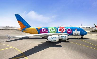Emirates unveils latest Dubai Expo 2020 livery